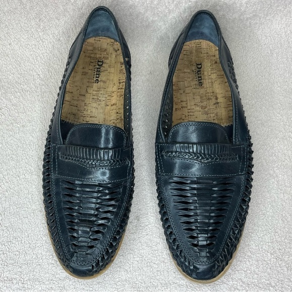 Dune London Leather Huaraches Sandals Men’s 12 Navy Blue Casual Shoes Summer main image 5